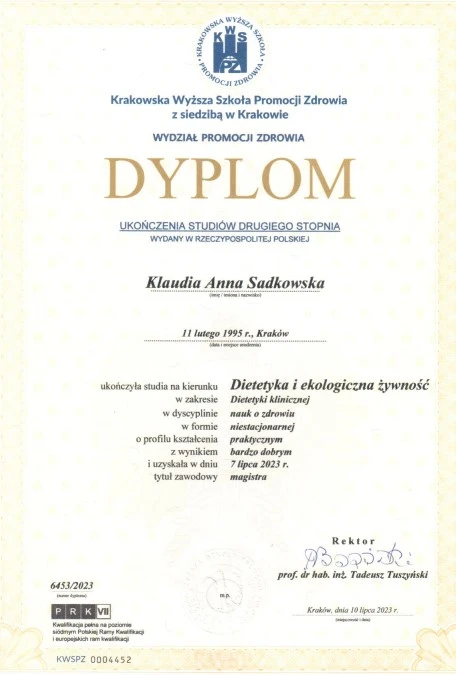 świadectwo-dietetyka-kliniczna